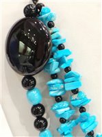 Collier Stocco Gioielli Femme in Pierres semi-précieuses Turchese COD476-01 - COD476-01